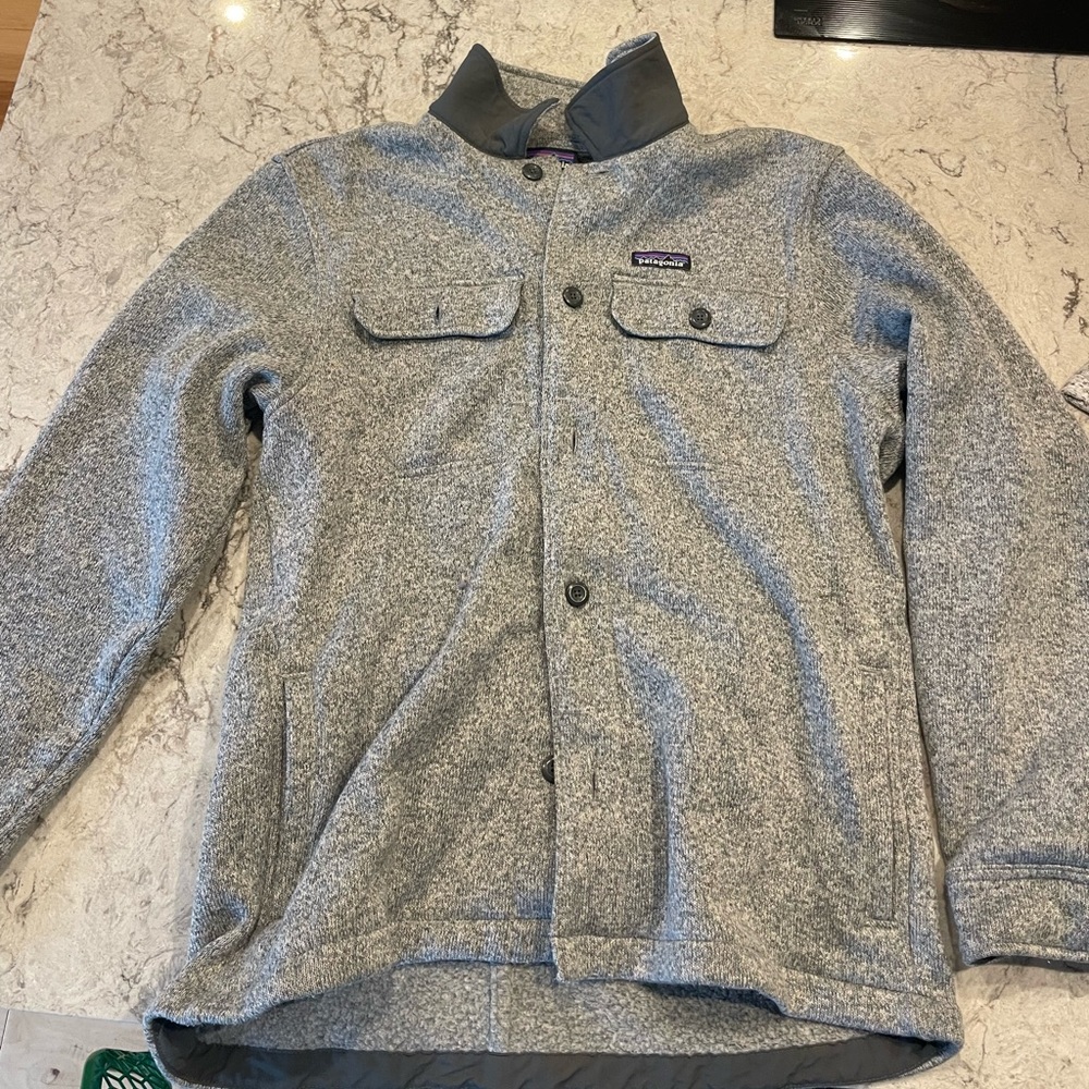 Men’s Patagonia Fleece Button Front Shirt - L